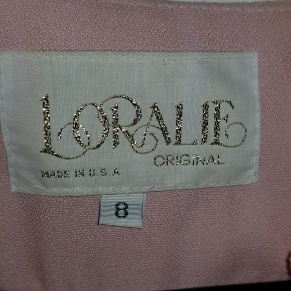 Loralie Original Formal Dress with Jacket  Soft pink Size 8 - Picture 5 of 7